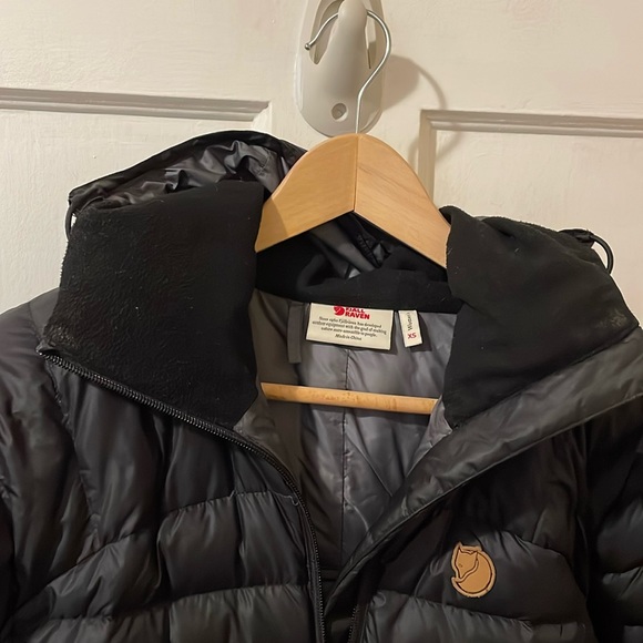 Fjallraven Snowflake Down Parka Black - Picture 11 of 11